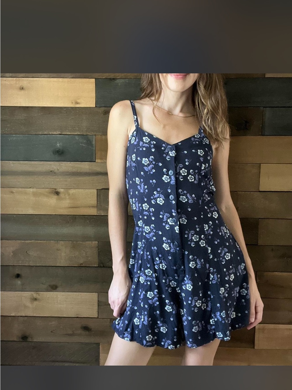 90s Floral Romper